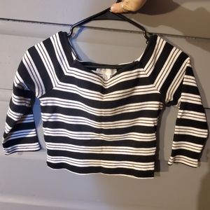 Striped Crop top
